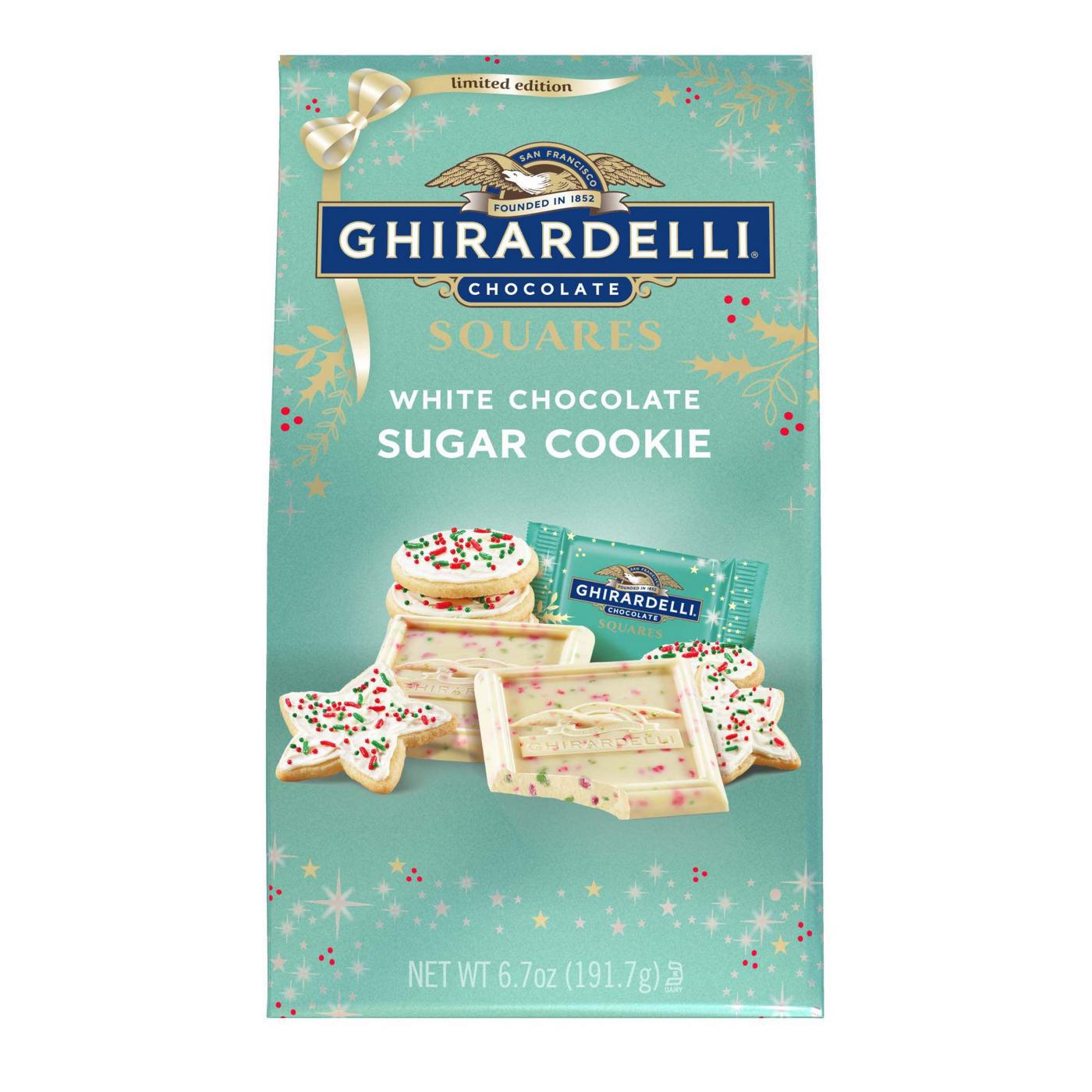 Ghirardelli White Chocolate Sugar Cookie Holiday Squares; image 1 of 5