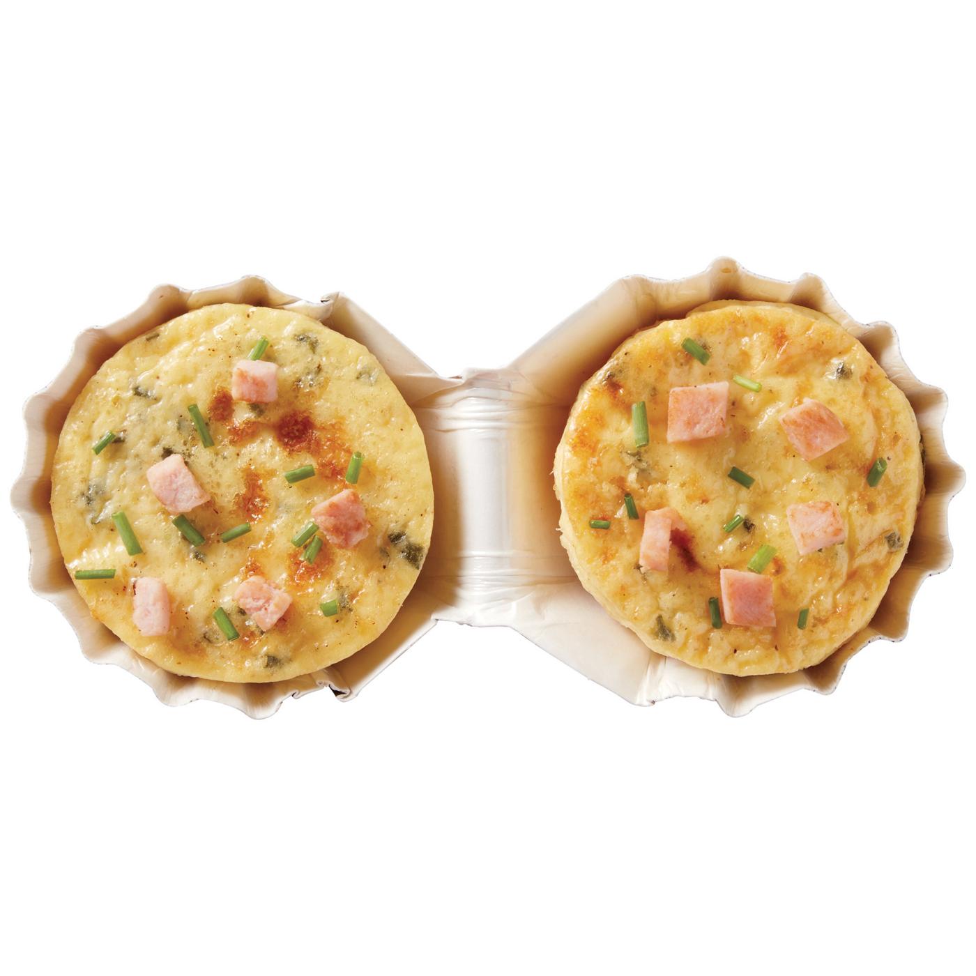 Meal Simple by H-E-B Low Carb Lifestyle Egg Bites - Uncured Ham & Swiss; image 2 of 3