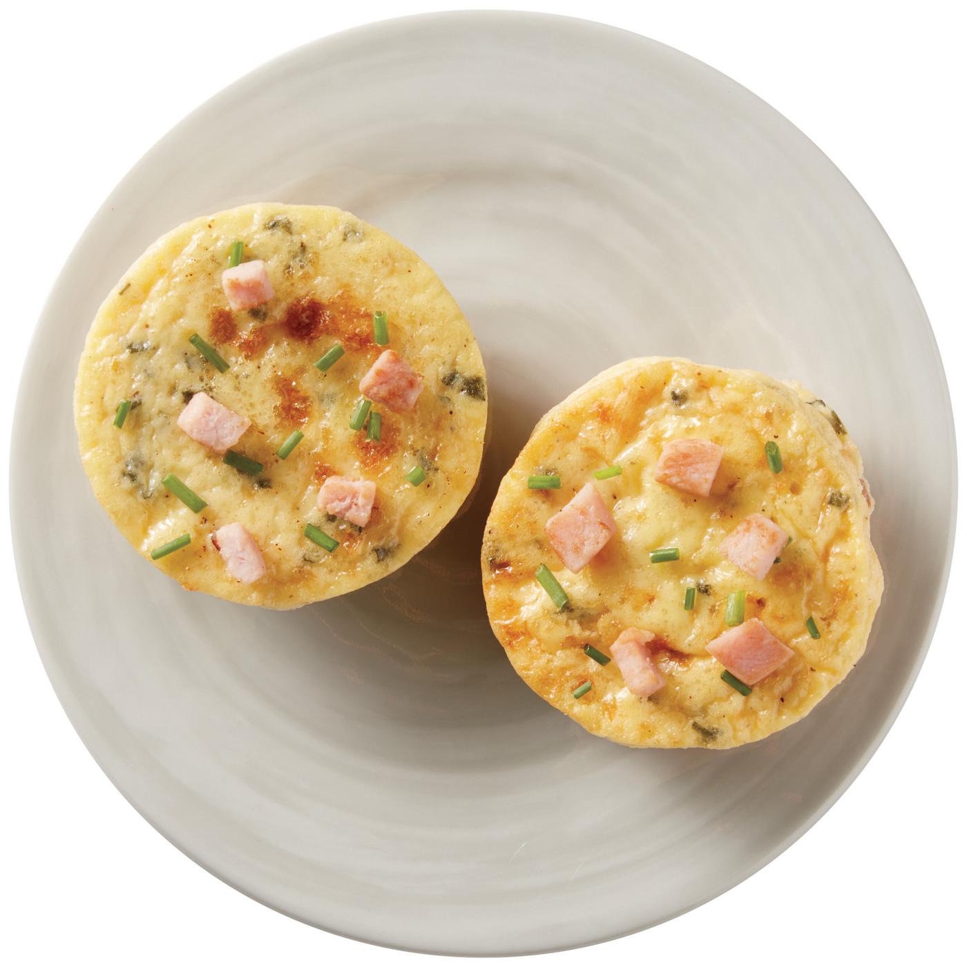 Meal Simple by H-E-B Low Carb Lifestyle Egg Bites - Uncured Ham & Swiss; image 3 of 3