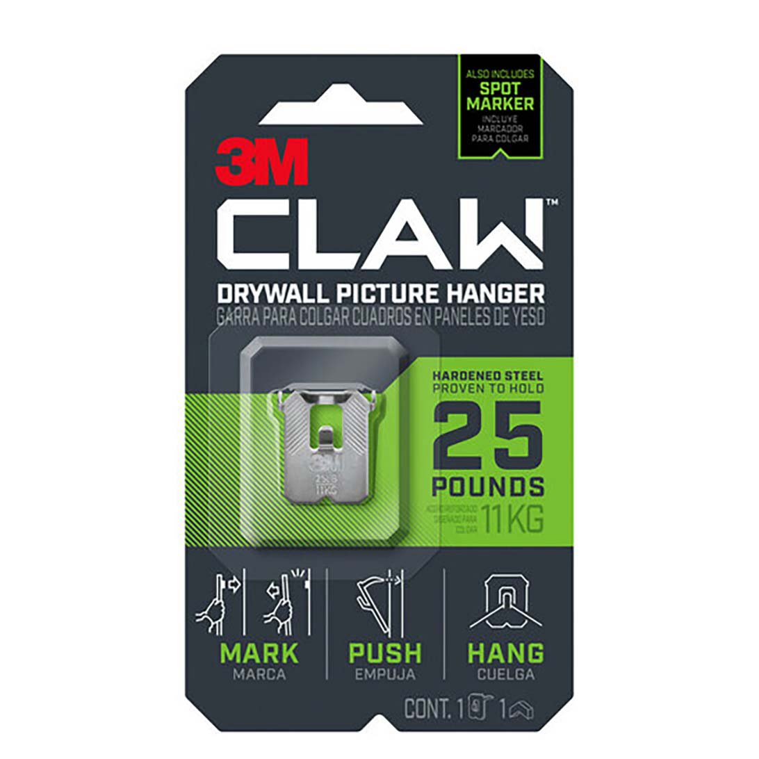 3M Claw 25LB Drywall Picture Hanger - Shop Hooks & Picture Hangers