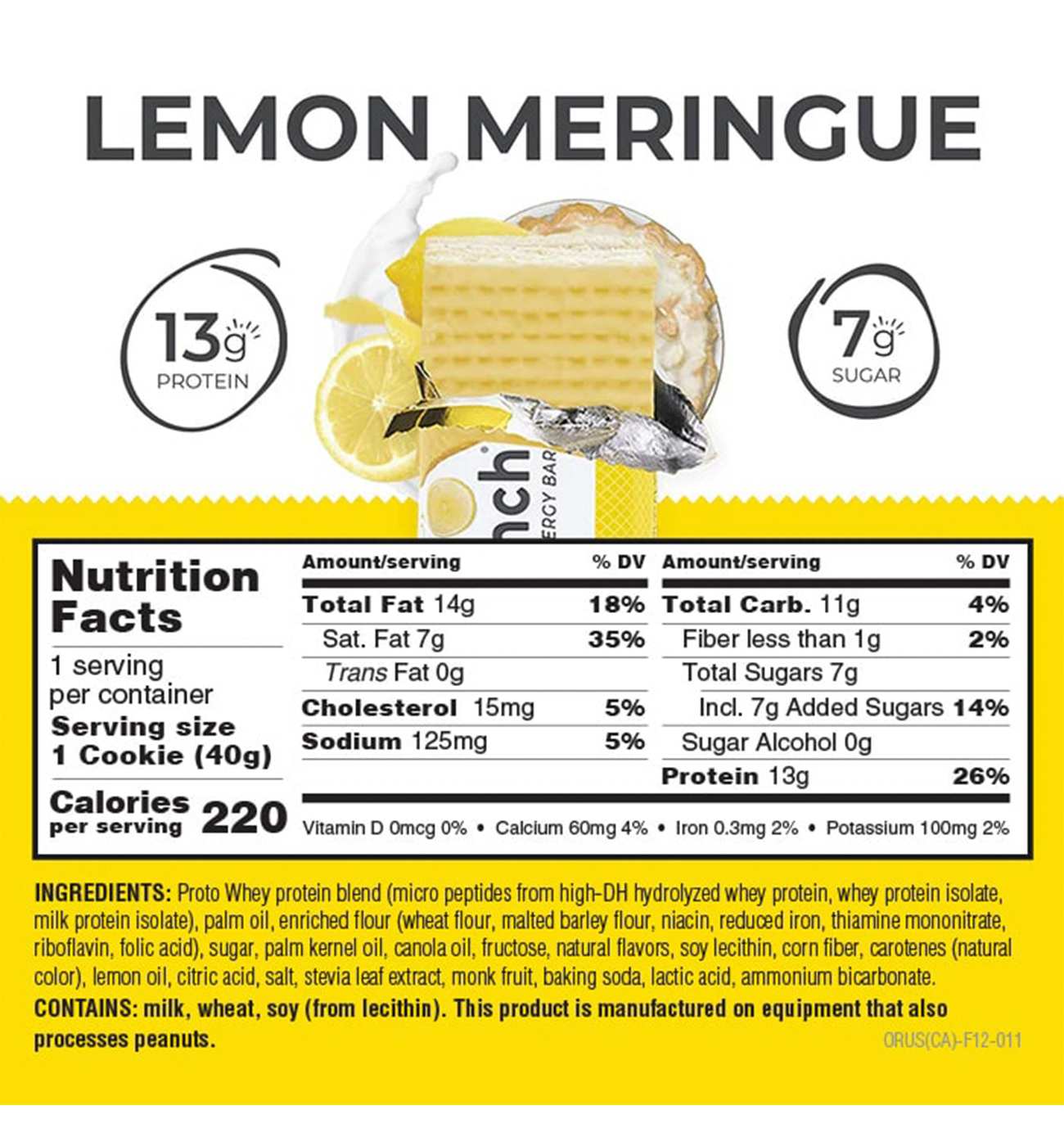 Power Crunch 13g Protein Energy Bars - Lemon Meringue; image 4 of 6