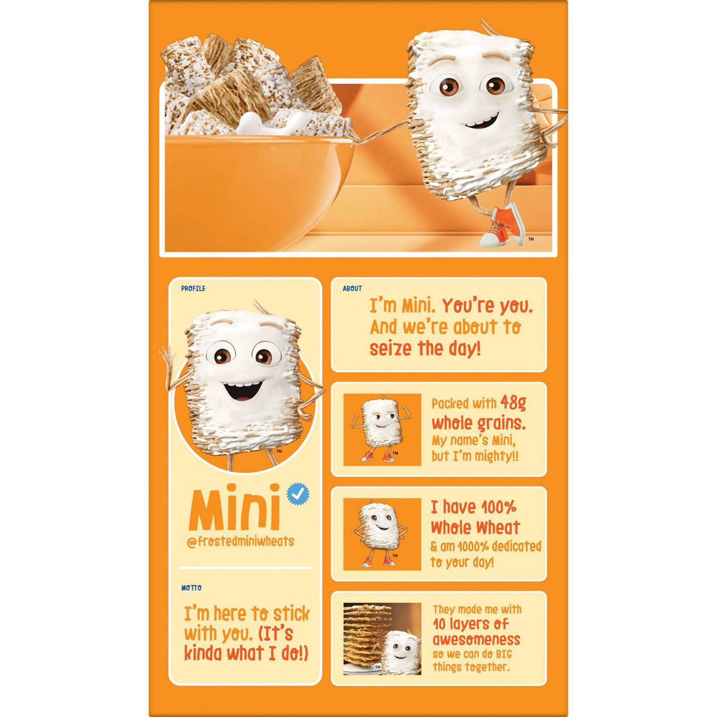 Kellogg's Frosted Mini Wheats Original Breakfast Cereal; image 2 of 5