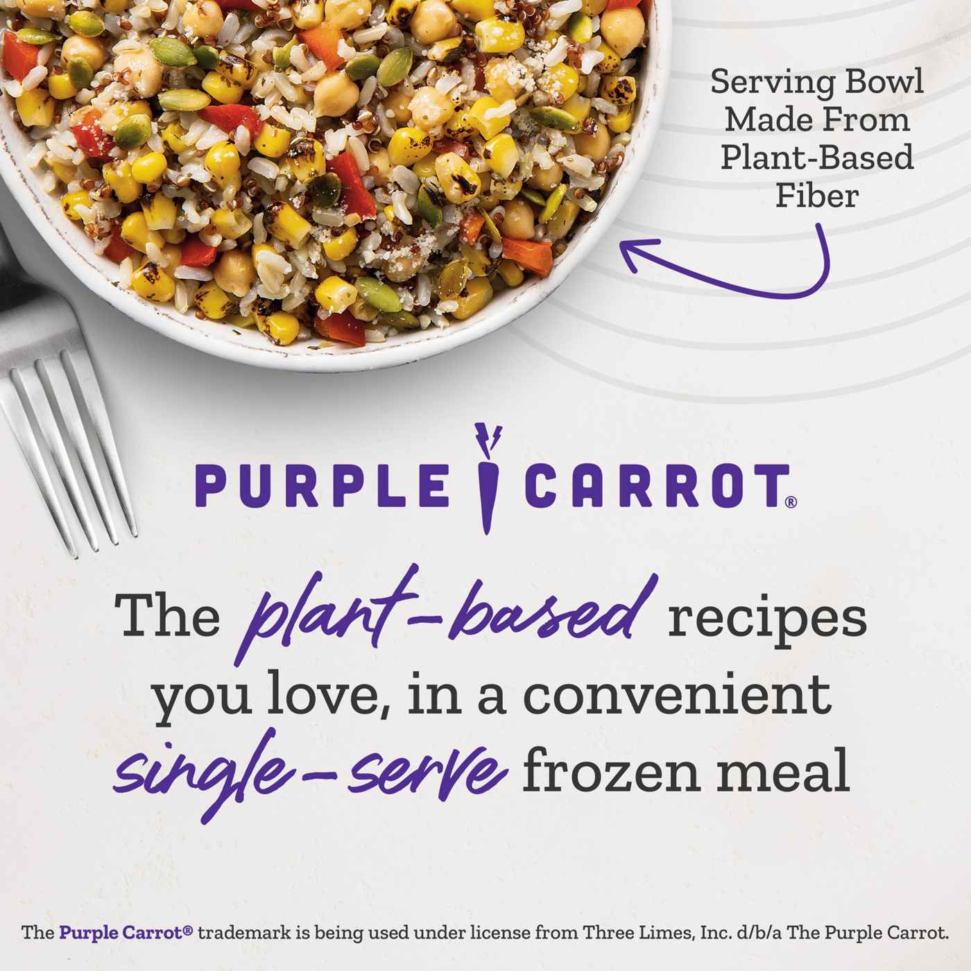 Purple Carrot Plant-Based 12g Protein Sweet Corn Elote Bowl Frozen Meal; image 2 of 7