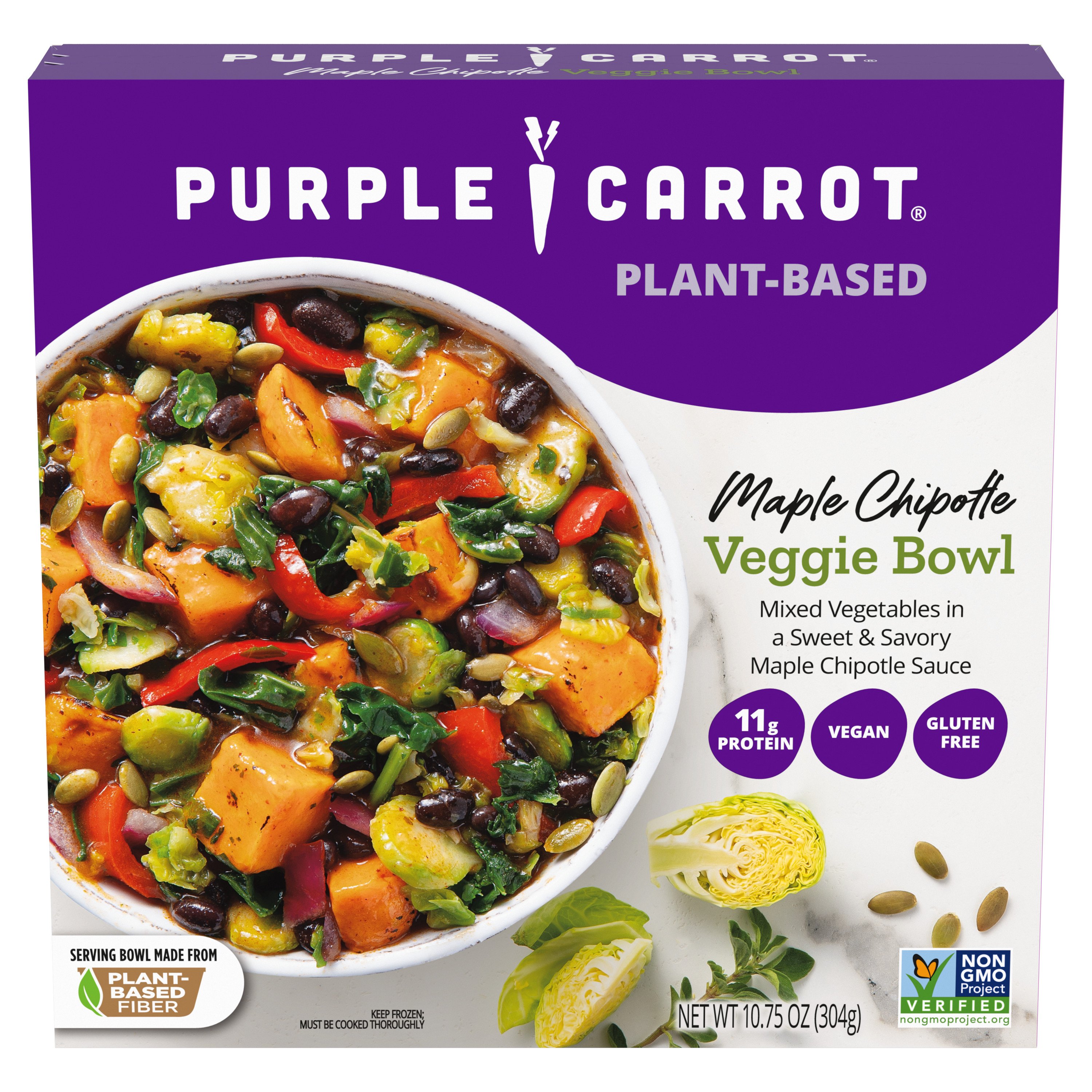 Purple Carrot Plant-Based Maple Chipotle Veggie Bowl