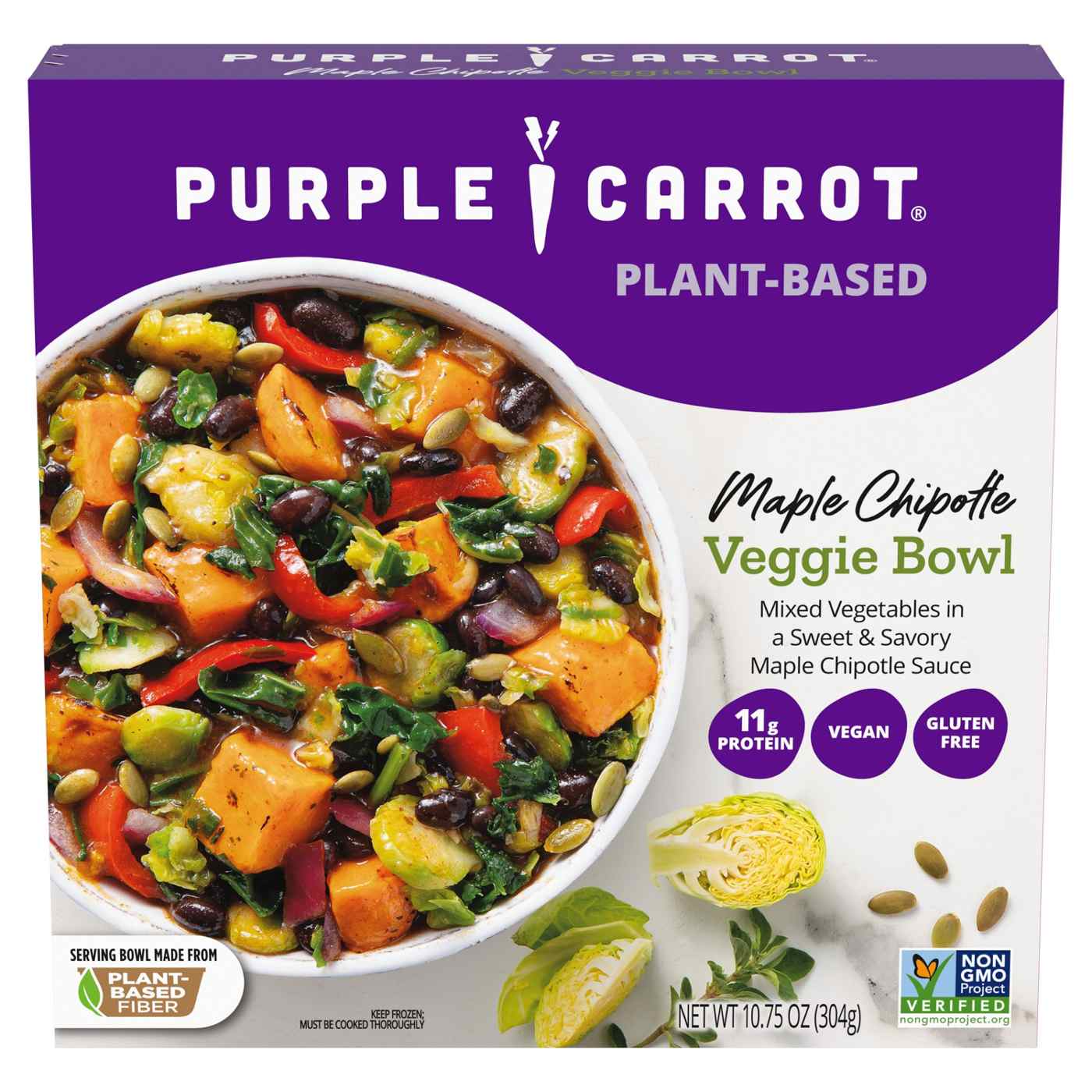 Purple Carrot Plant-Based Maple Chipotle Veggie Bowl; image 1 of 7