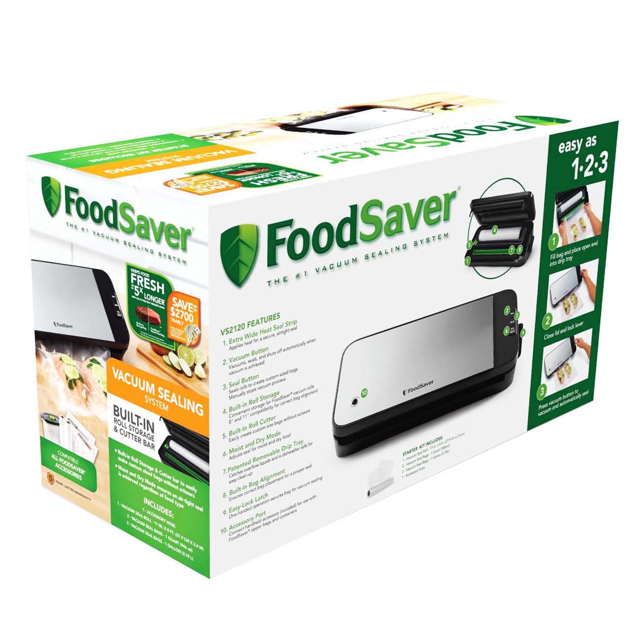 FoodSaver 2200 Series Vacuum Sealing System - Shop Vacuum Sealers & Bags at  H-E-B