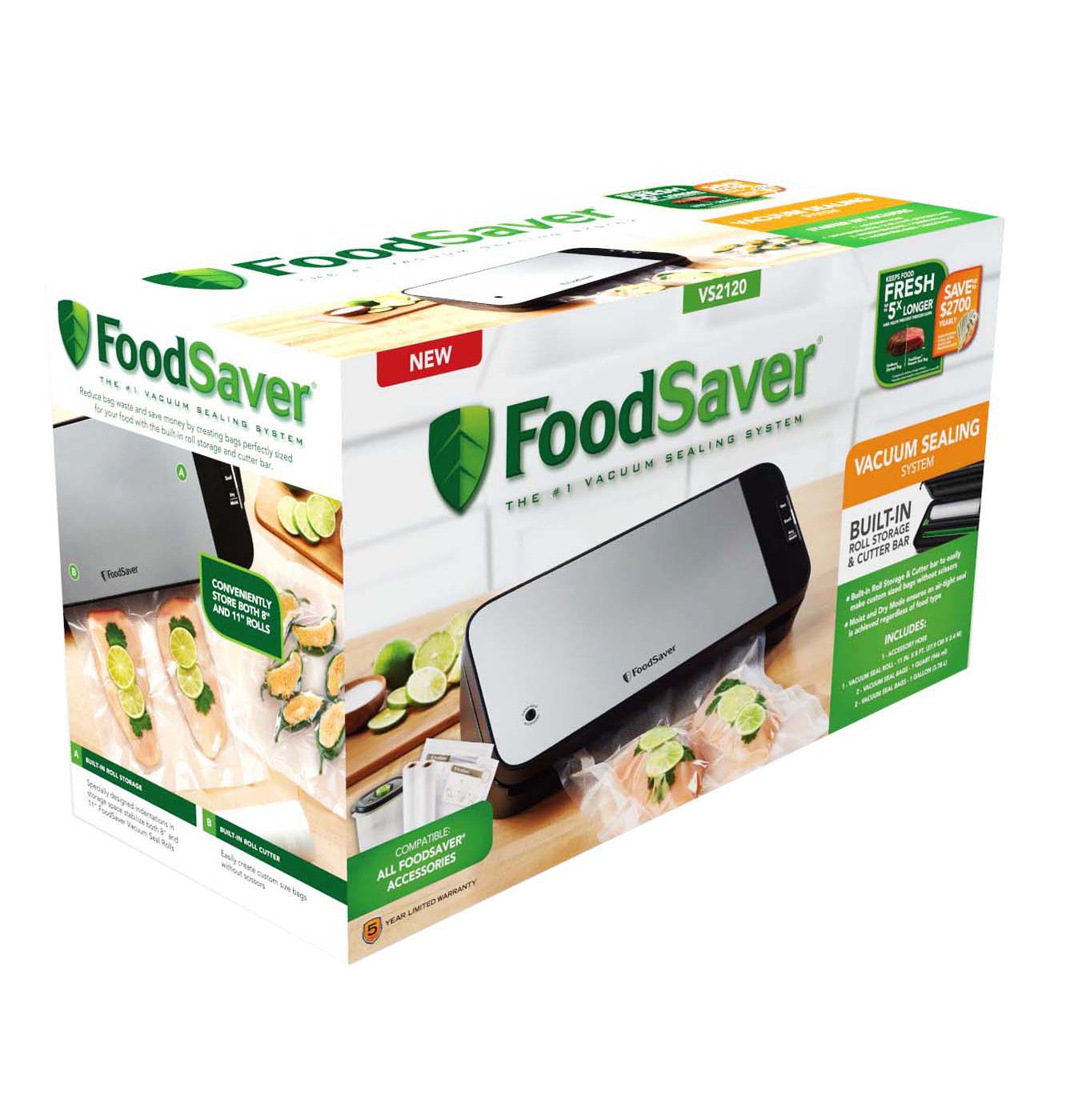 FoodSaver Brushed Stainless Steel Vacuum Sealing System Shop Vacuum