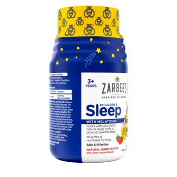 Zarbee's Children’s Sleep Melatonin Gummies - Berry, 34 ct