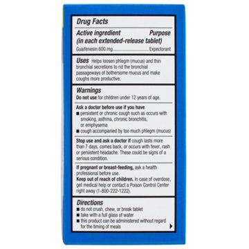 H-E-B Mucus Relief Expectorant Extended-Release Tablets, 40 ct