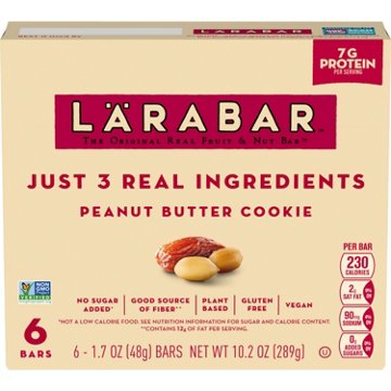 LÄRABAR Fruit & Nut Snack Bars - Peanut Butter Cookie