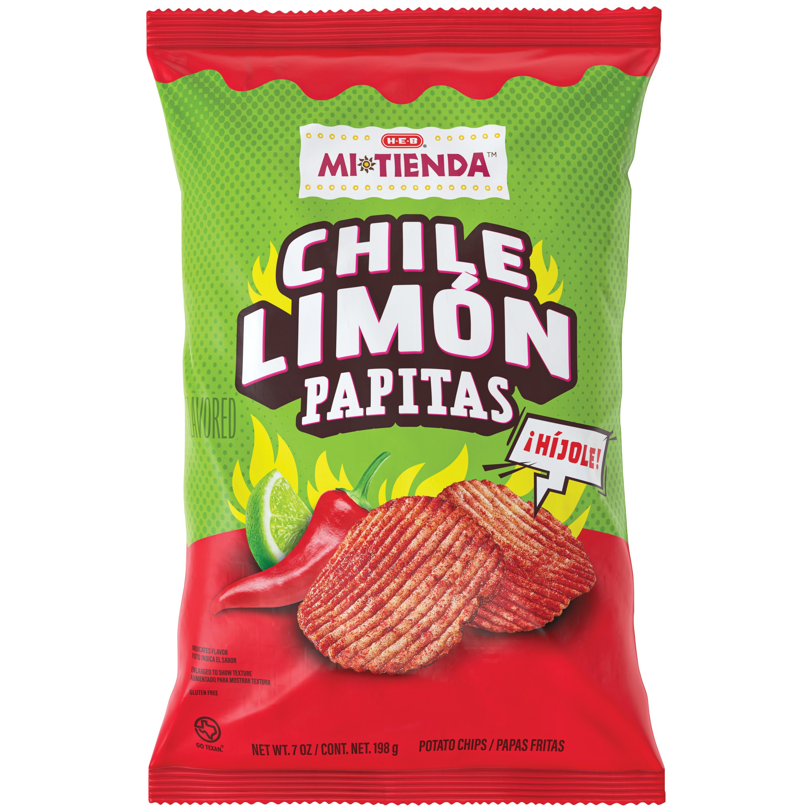 Mi Tienda Spicy Chile Limon Potato Chips Shop Snacks & Candy at HEB