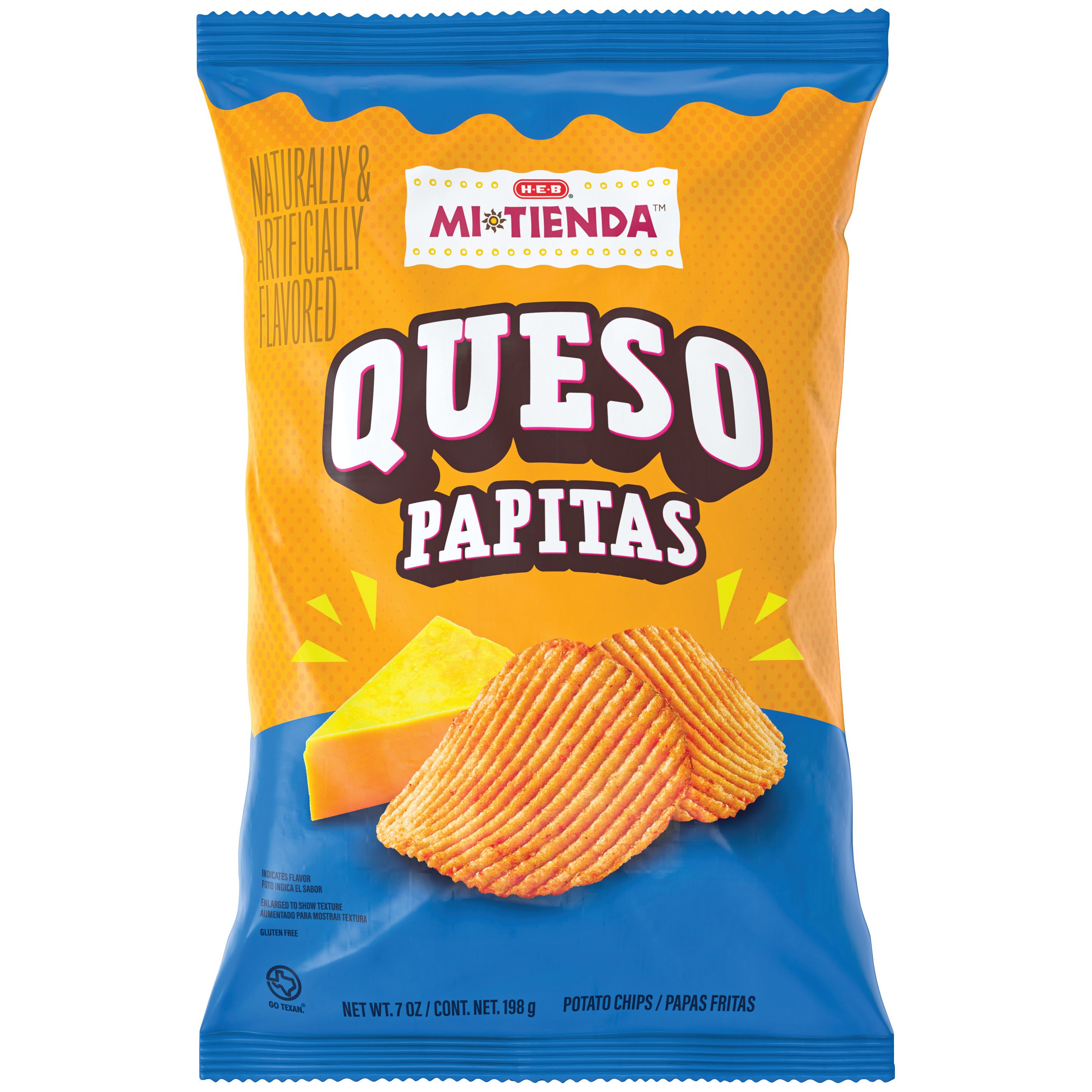 Mi Tienda Queso Potato Chips Shop Snacks & Candy at HEB