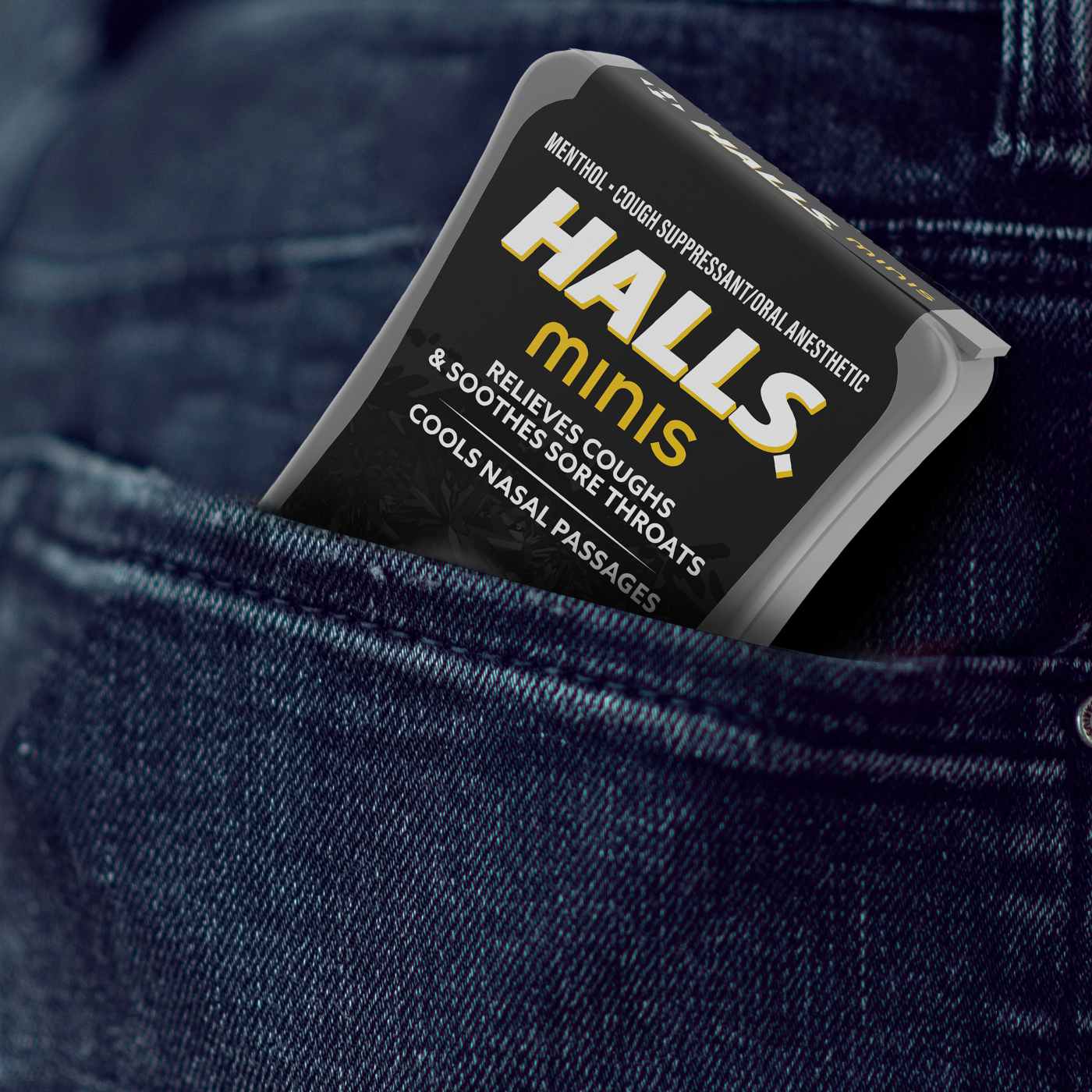 Halls Minis Cough Drops - Sugar Free Honey Lemon; image 5 of 7