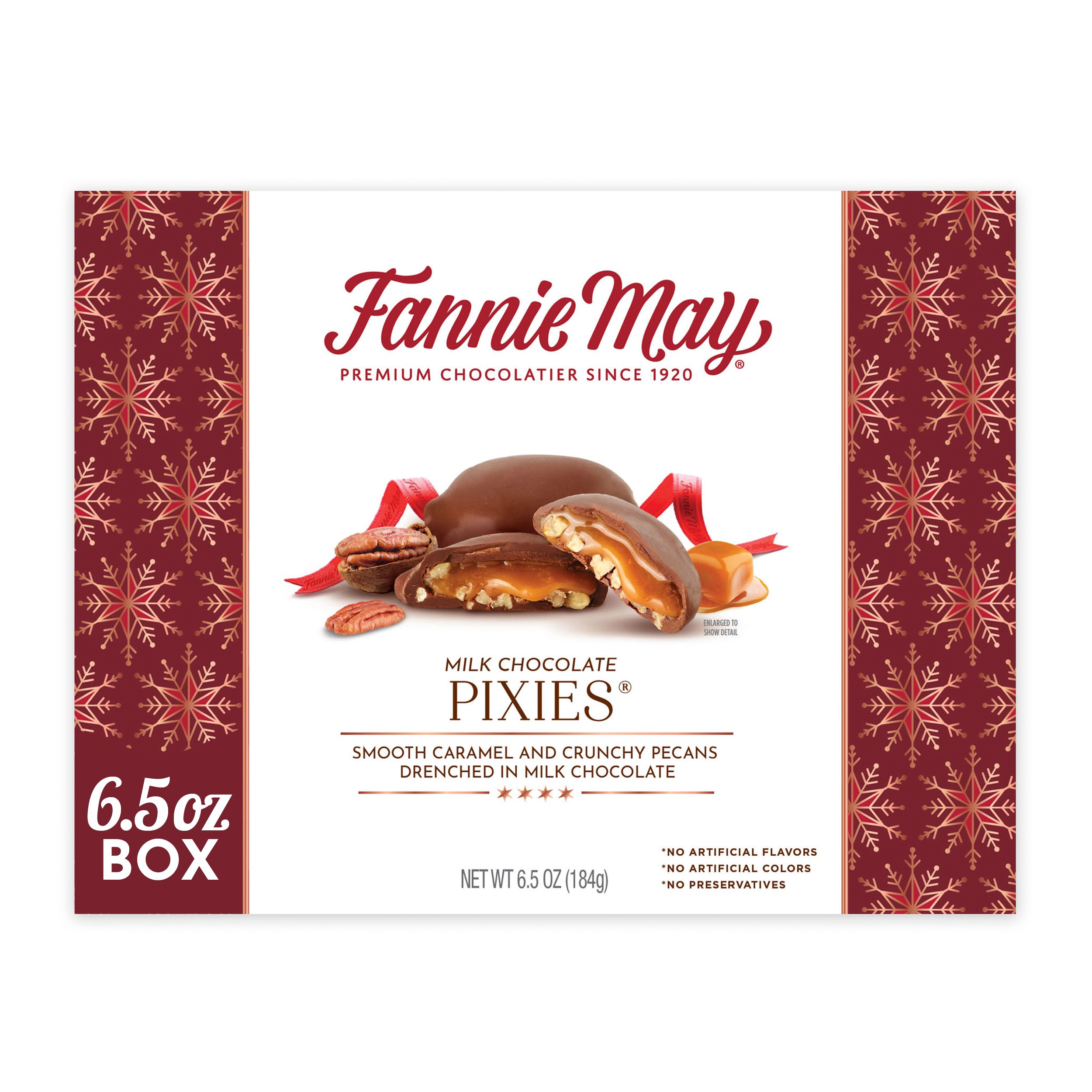 Fannie May Assorted Chocolates Pixies Holiday Gift Box Shop Snacks & Candy at HEB