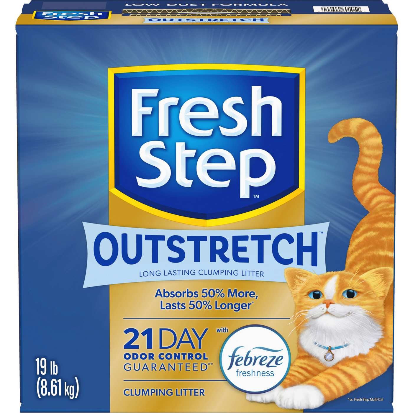 Fresh Step Ever Fresh Multi-Cat Clumping Litter - Febreze Scent; image 2 of 28