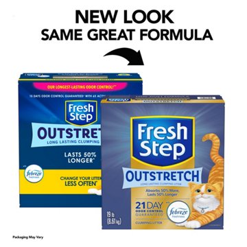 Fresh Step Ever Fresh Multi-Cat Clumping Litter - Febreze Scent, 21 lb