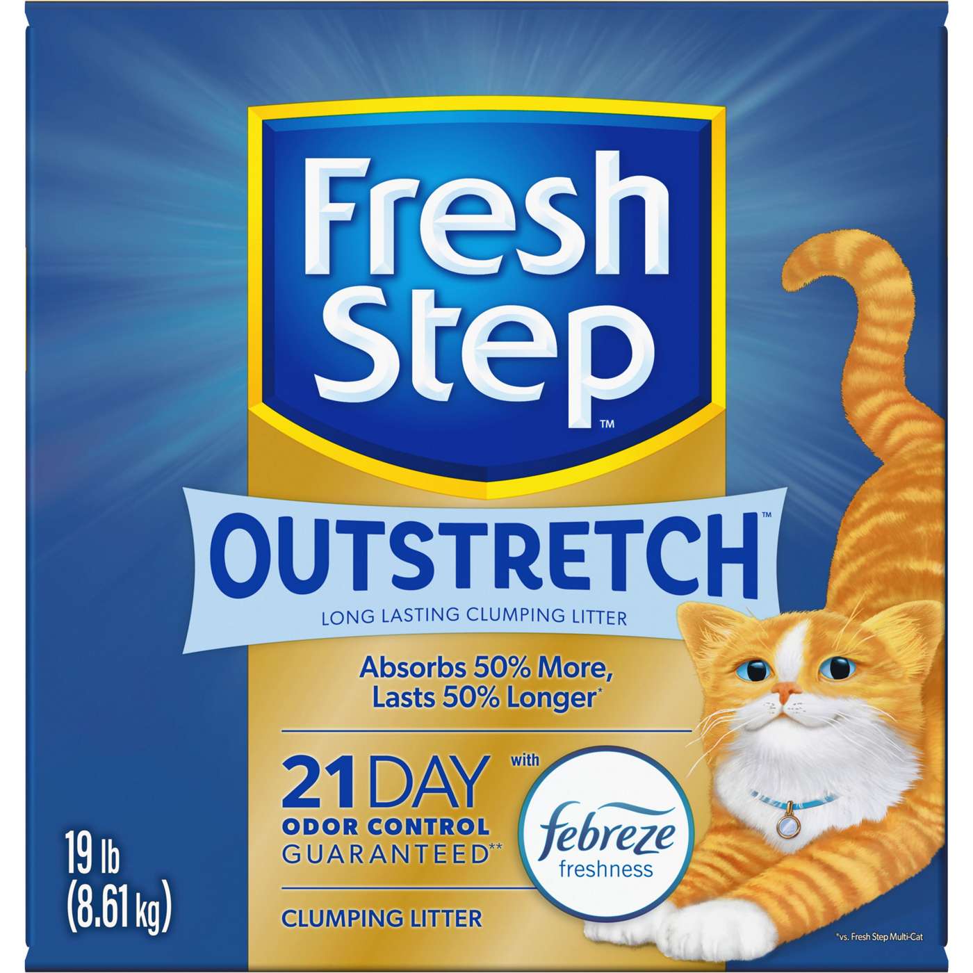 Fresh Step Ever Fresh Multi-Cat Clumping Litter - Febreze Scent; image 6 of 28