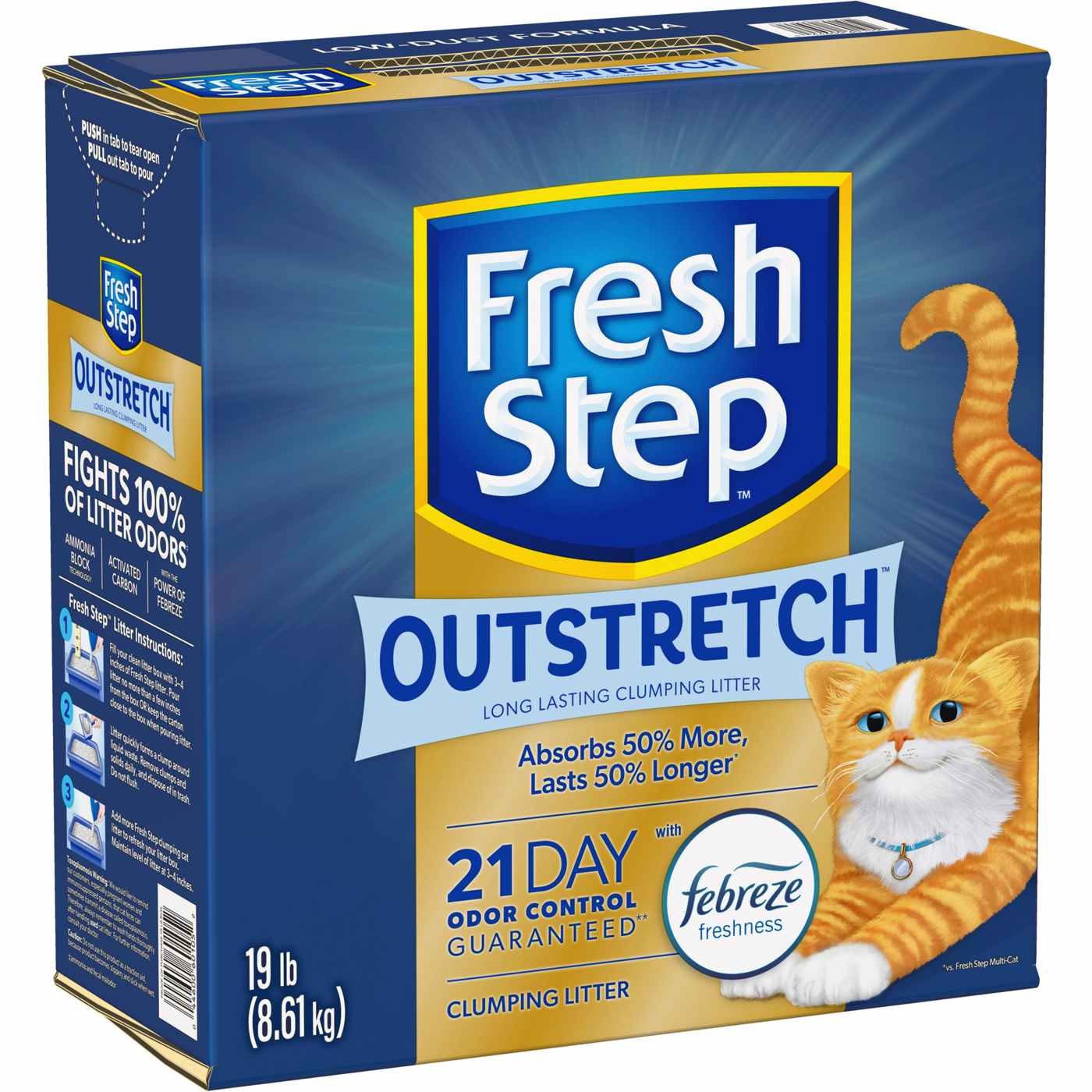 Fresh Step Ever Fresh Multi-Cat Clumping Litter - Febreze Scent; image 7 of 28