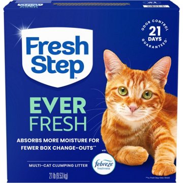 Fresh Step Ever Fresh Multi-Cat Clumping Litter - Febreze Scent, 21 lb
