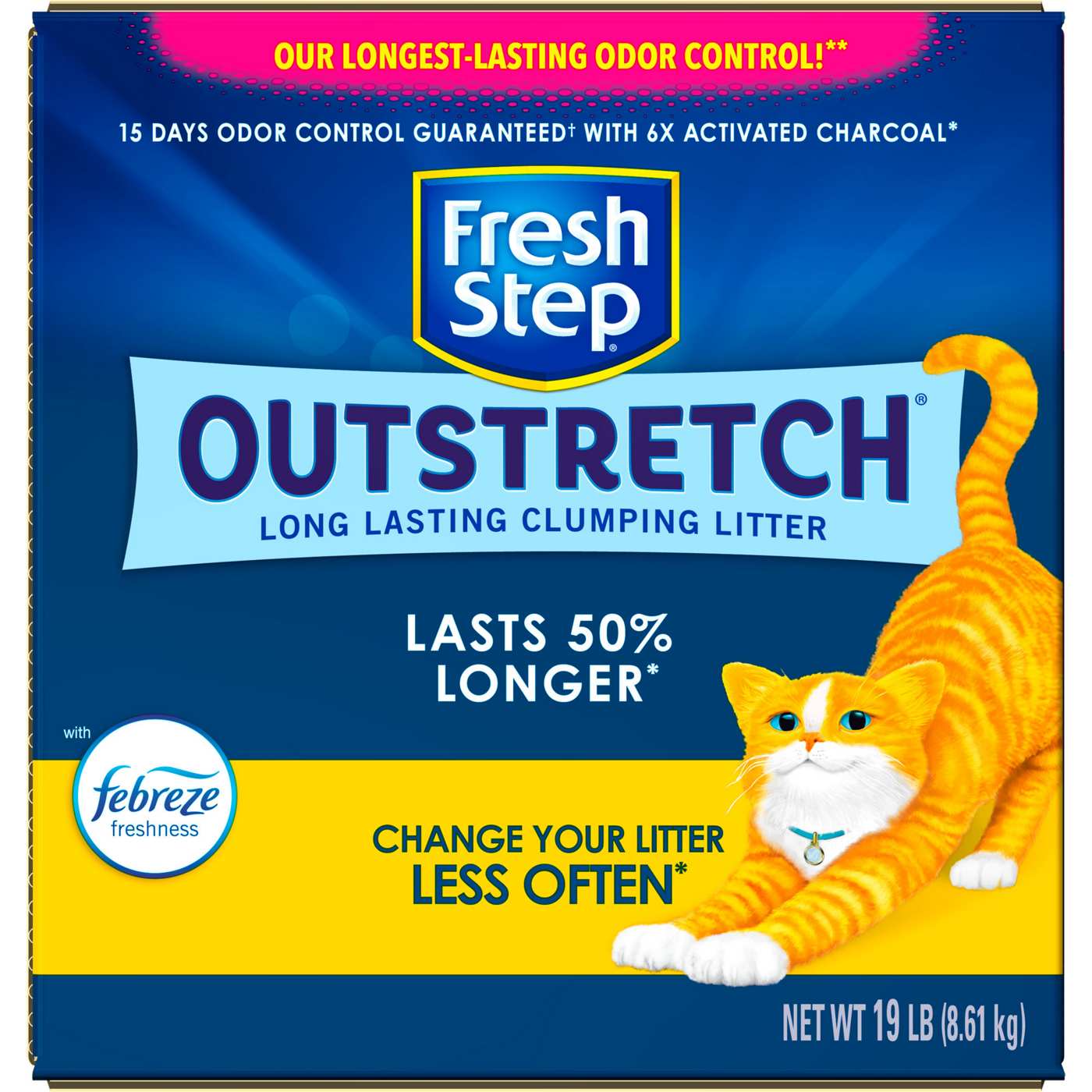 Fresh Step Outstretch with Febreze Concentrated Clumping Cat Litter; image 2 of 4