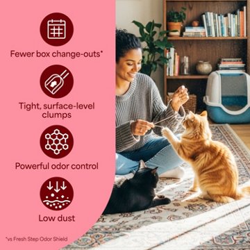 Fresh Step Ever Fresh Multi Cat Clumping Litter - Febreze, 21 lb