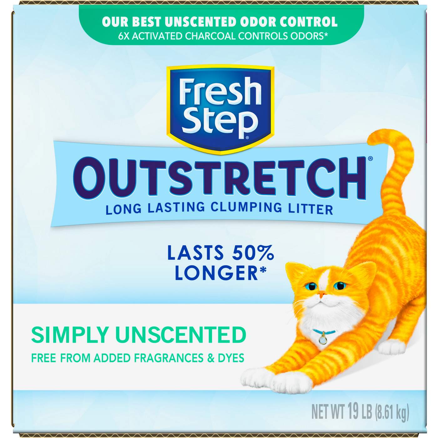 Fresh Step Outstretch Unscented Concentrated Clumping Cat Litter; image 1 of 6