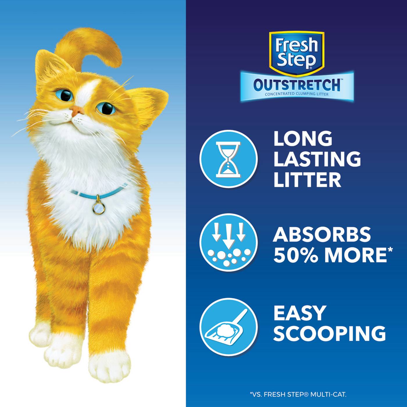 Fresh Step Outstretch Unscented Concentrated Clumping Cat Litter; image 3 of 6