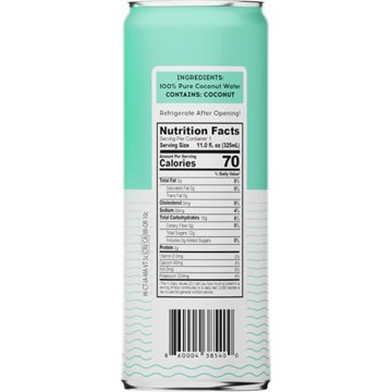 100 Coconuts Pure Coconut Water, 11 oz