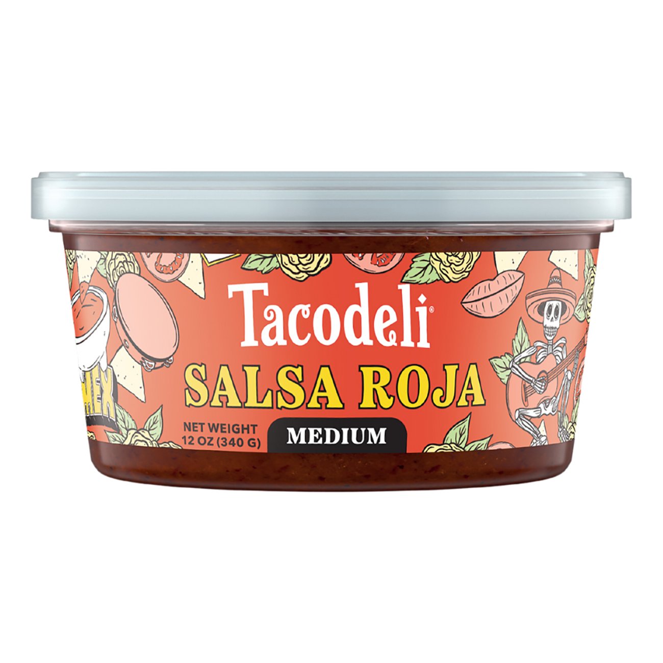 Tacodeli Salsa Roja - Medium, 12 oz
