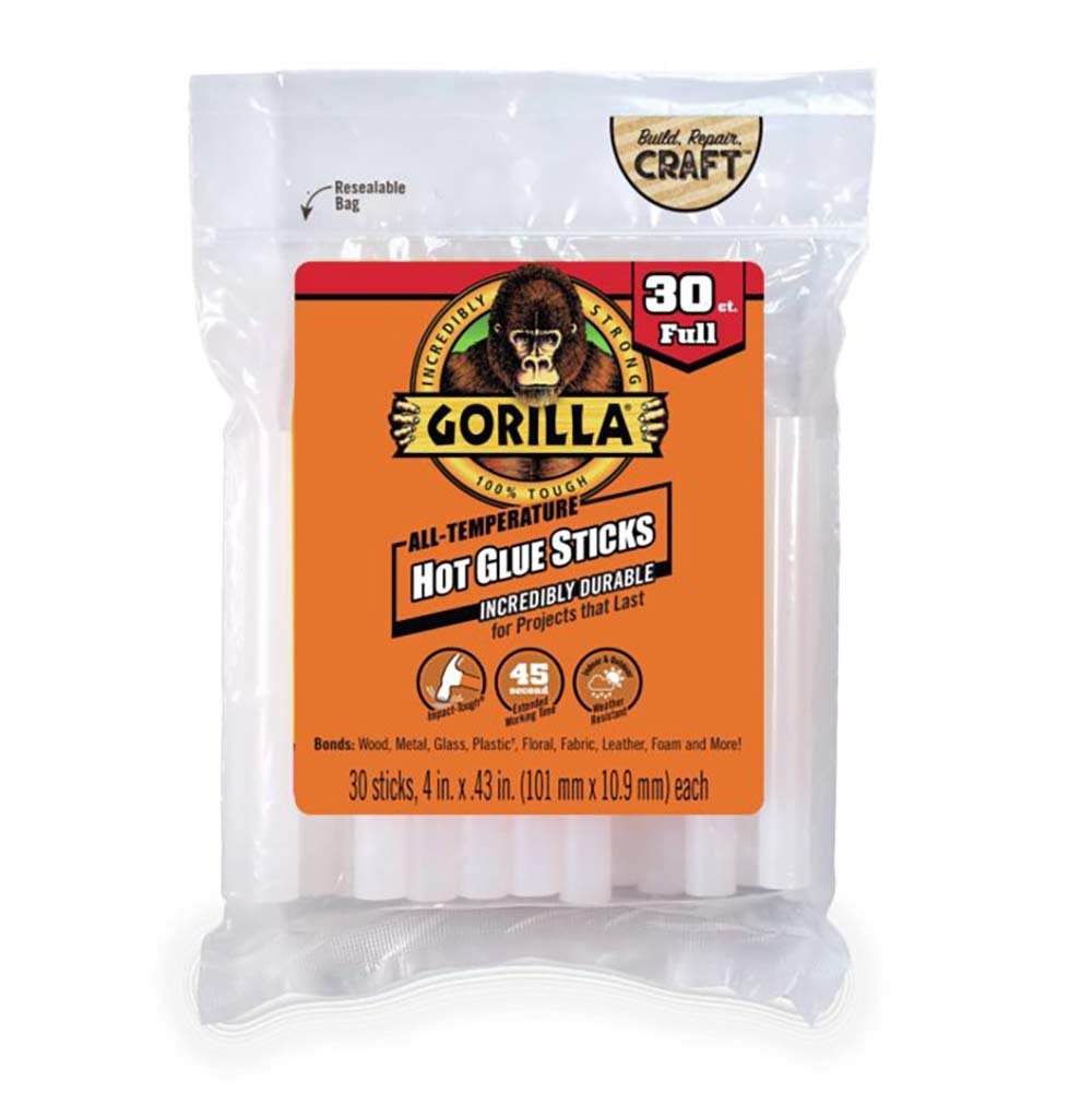Gorilla Mini Hot Glue Sticks Shop Home Improvement at HEB