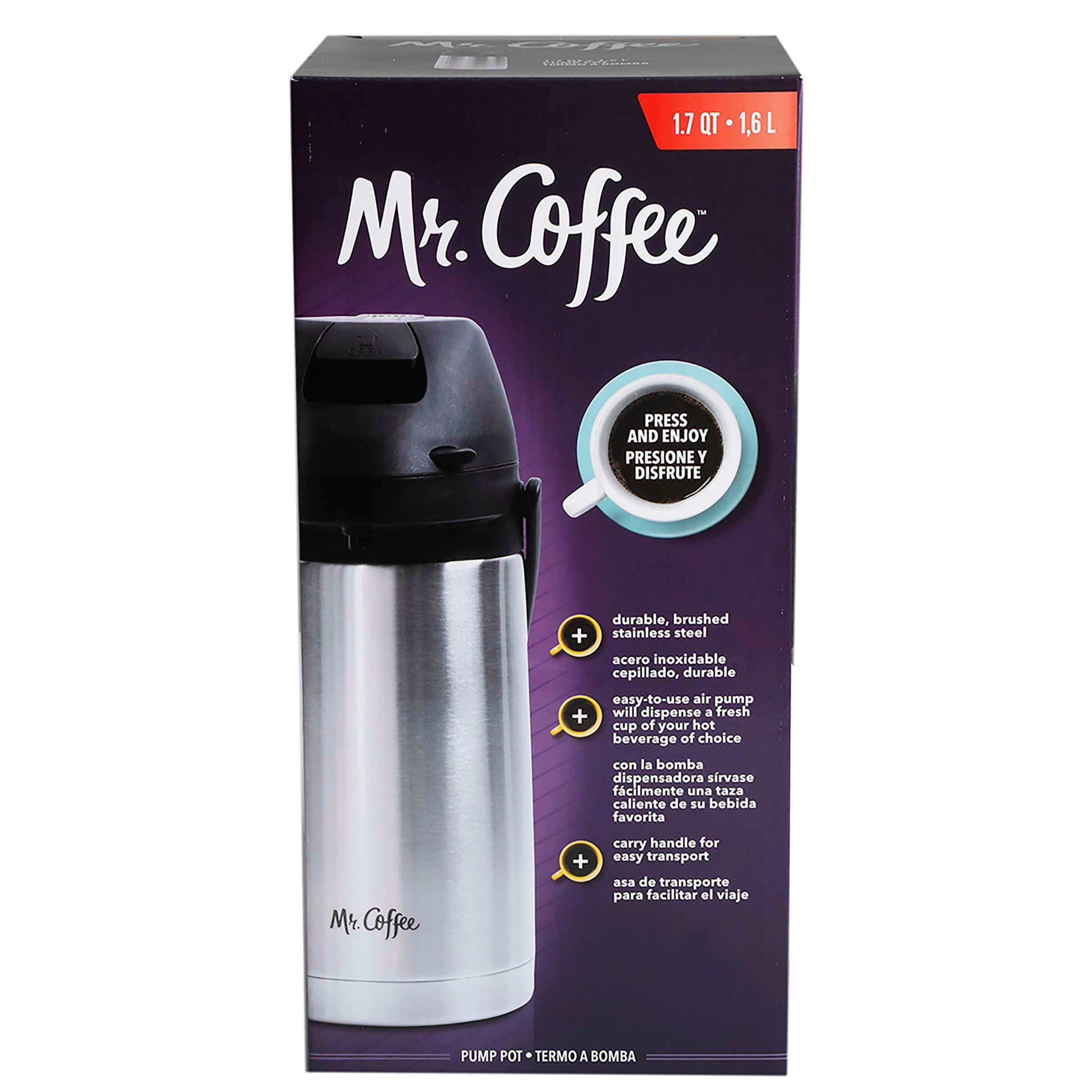 Mr coffee pump pot hotsell