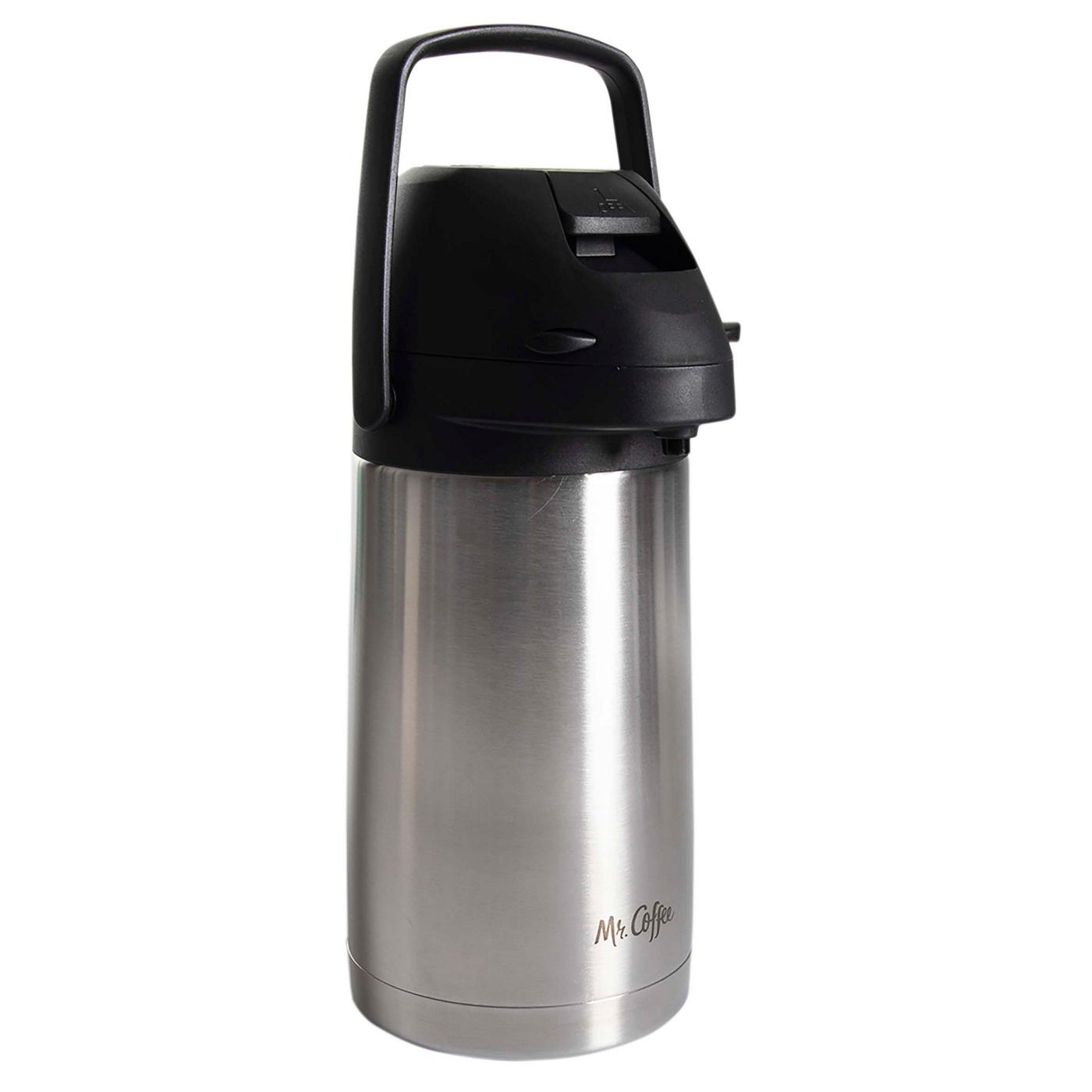 Gibson Home Mr. Coffee Brushed Stainless Steel Vacuum Pump Pot