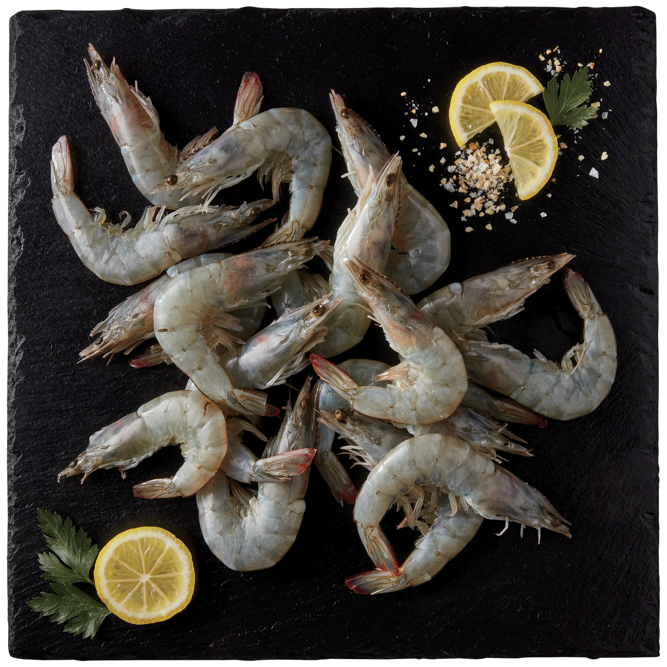 HEB Fish Market ShellOn HeadOn Extra Jumbo White Raw Shrimp, 16