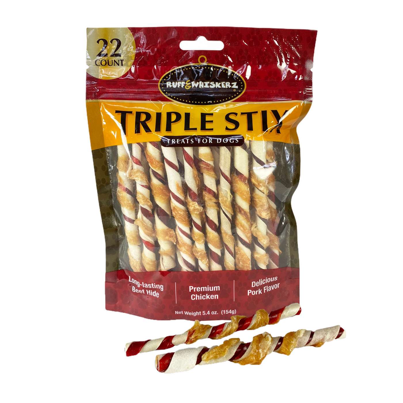 Ruff & Whiskerz Triple Stix Dog Treats; image 1 of 2