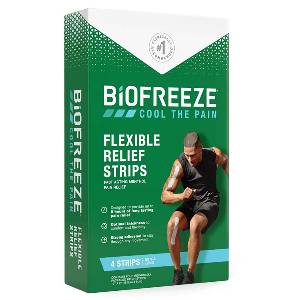 Biofreeze Flexible Relief Strips Shop Medicines & Treatments at HEB