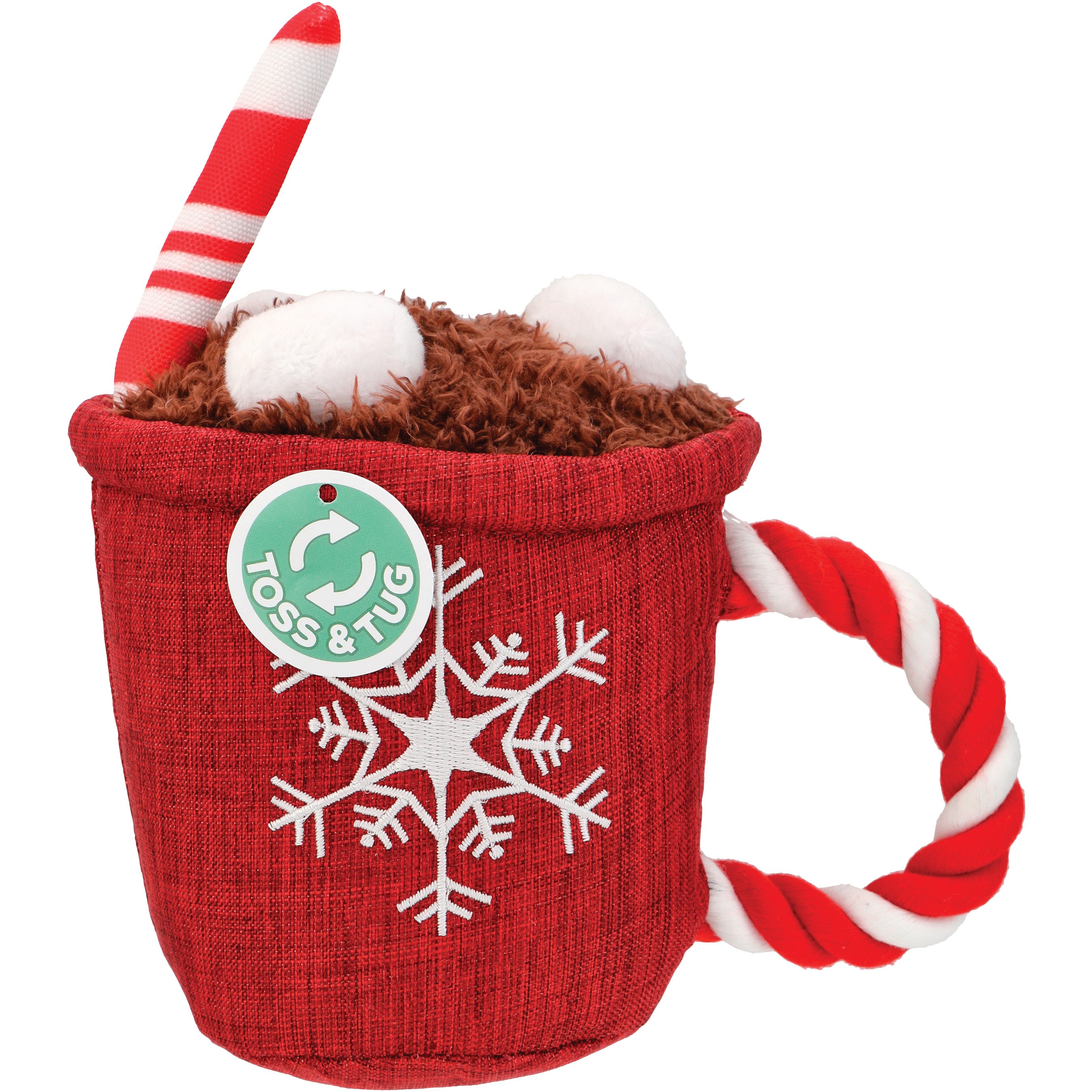 Hot cocoa 2024 dog toy