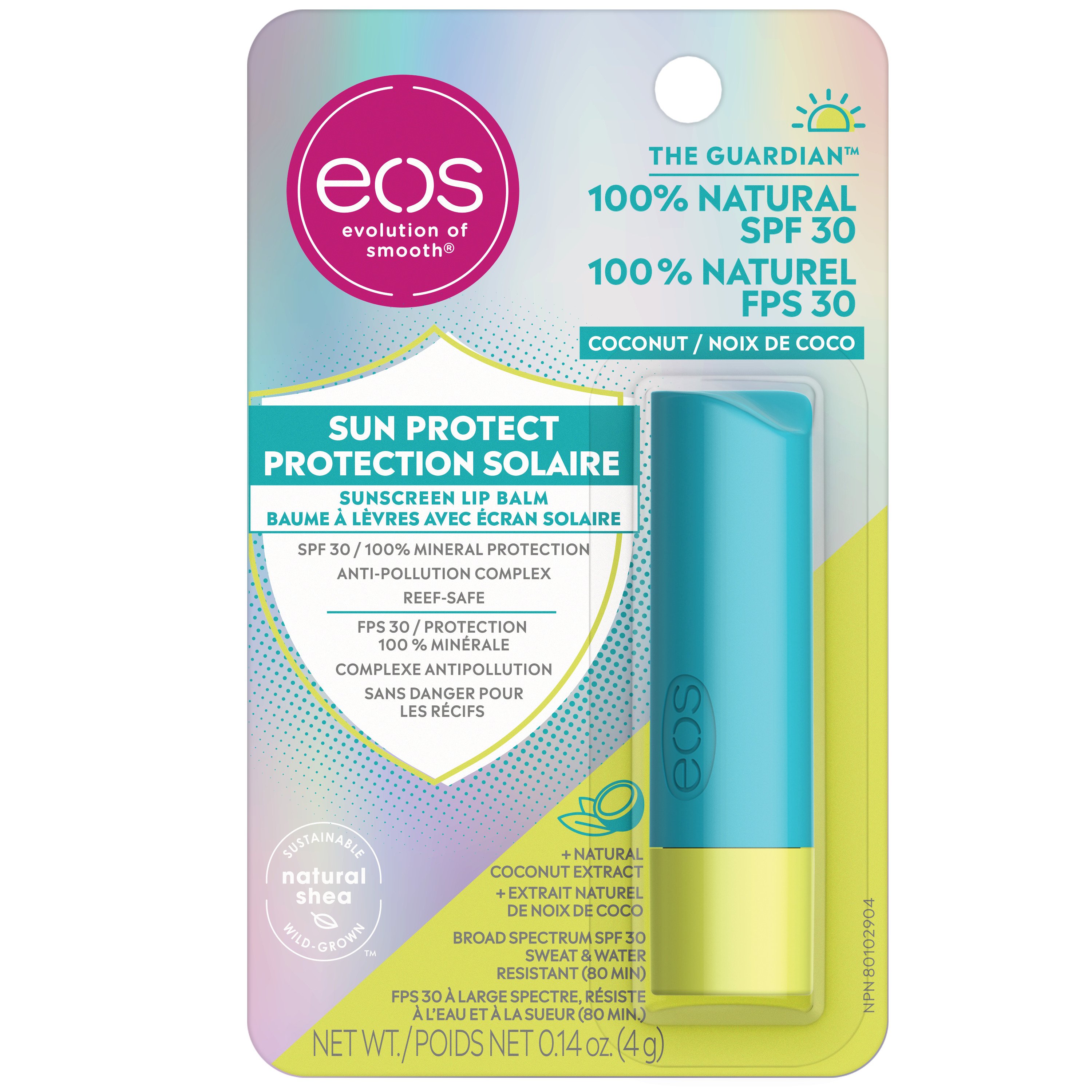 eos Sun Protect SPF 30 Lip Balm Coconut Shop Lip balm & treatments