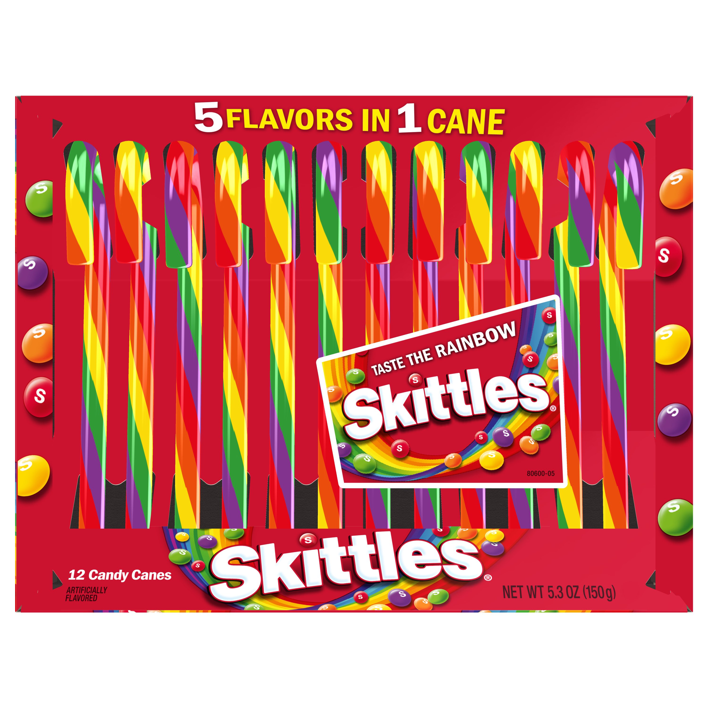 Skittles Holiday Candy Canes Shop Candy at HEB