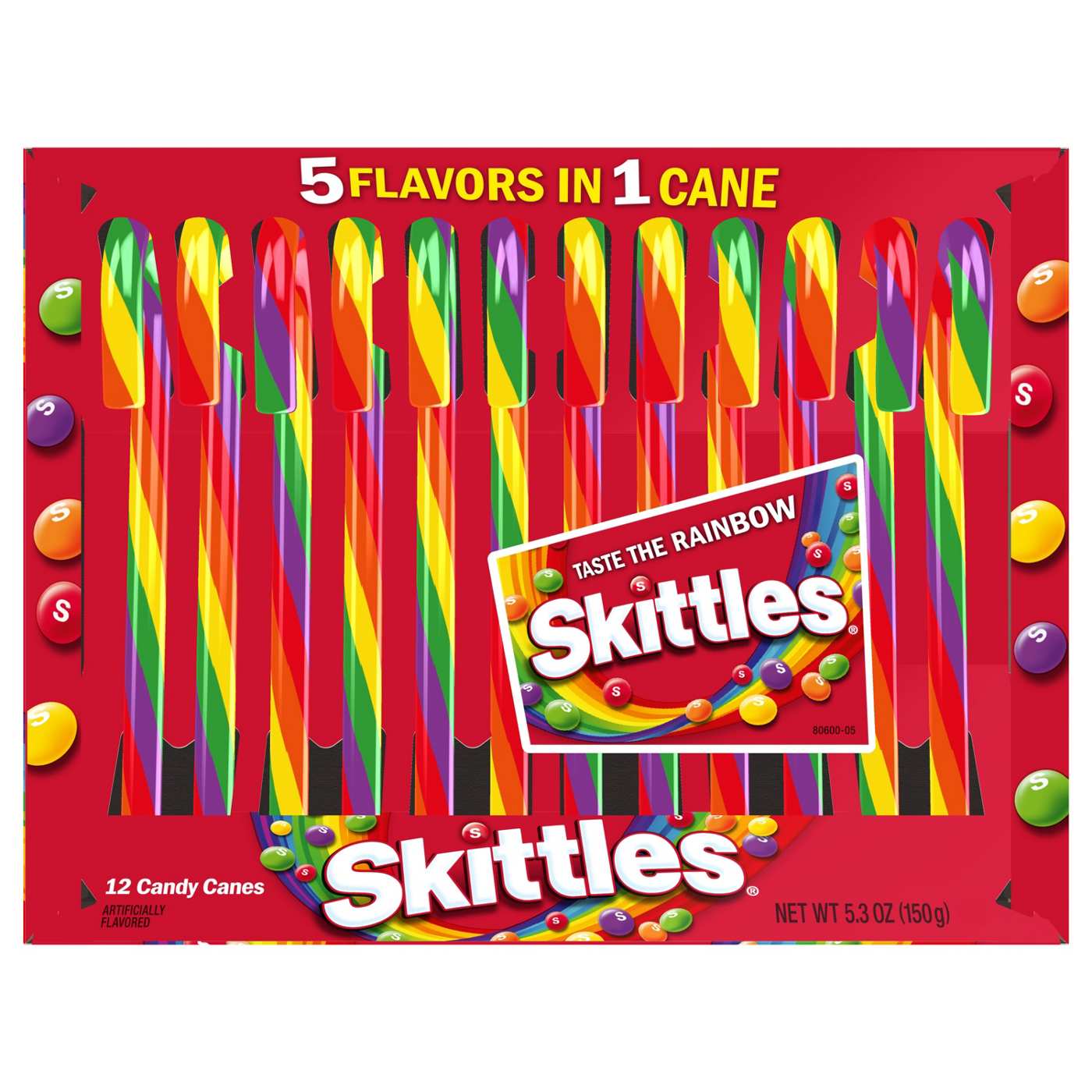 Skittles Holiday Candy Canes Shop Candy at HEB