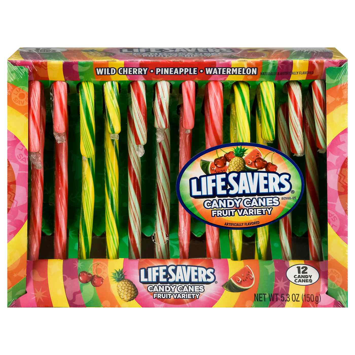 Live Savers Fruit Variety Holiday Candy Canes; image 1 of 2