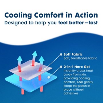 BeKoool BeKoool Cooling Patches, Relief from Migraine & Headache Discomfort, 6 Count, 6 ct