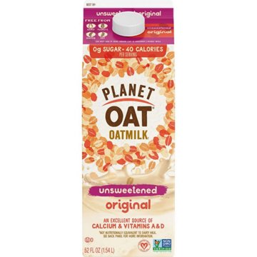 Planet Oat Unsweetened Original Oat Milk