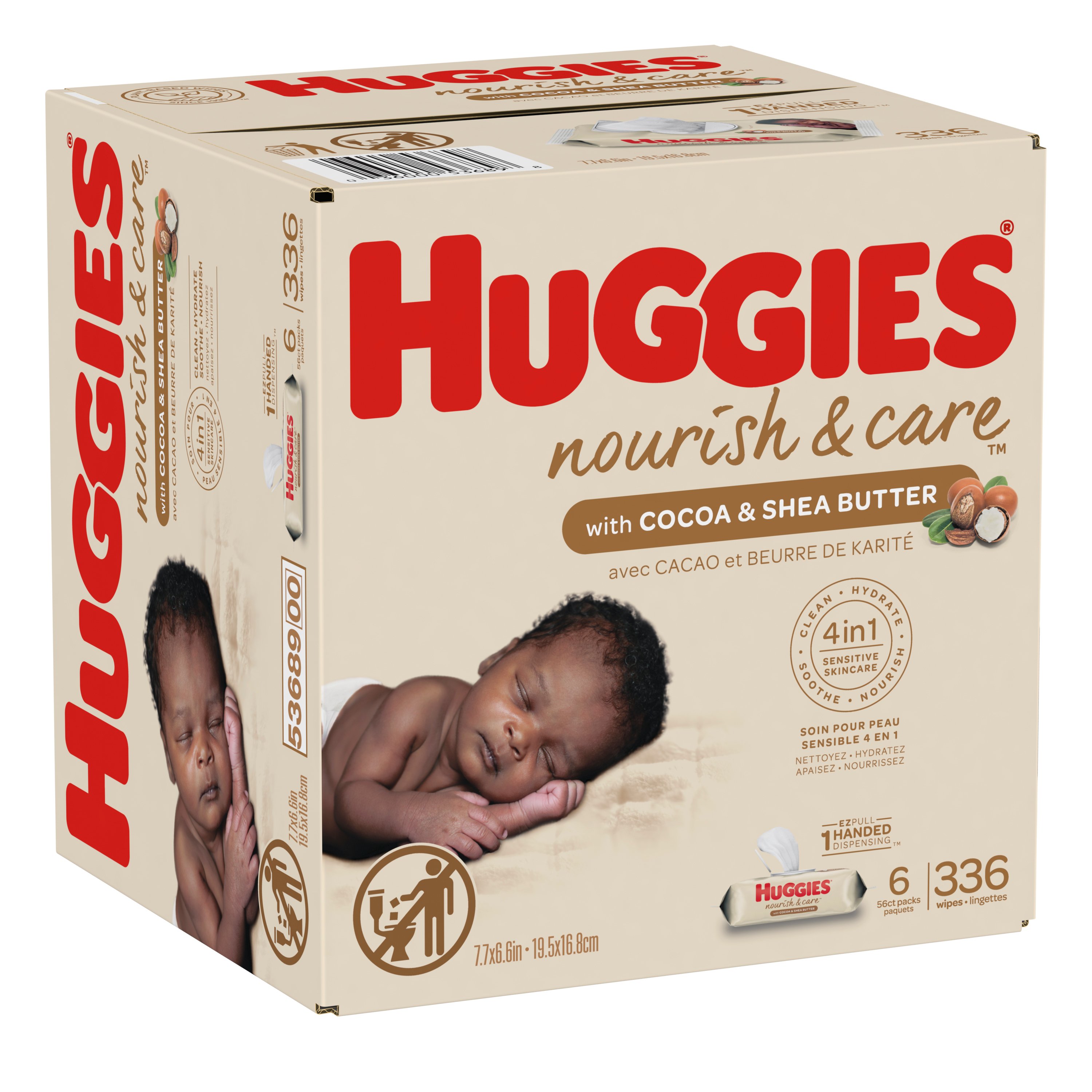 Huggies Nourish & Care Cocoa & Shea Butter Wipes Shop Diapers & Potty
