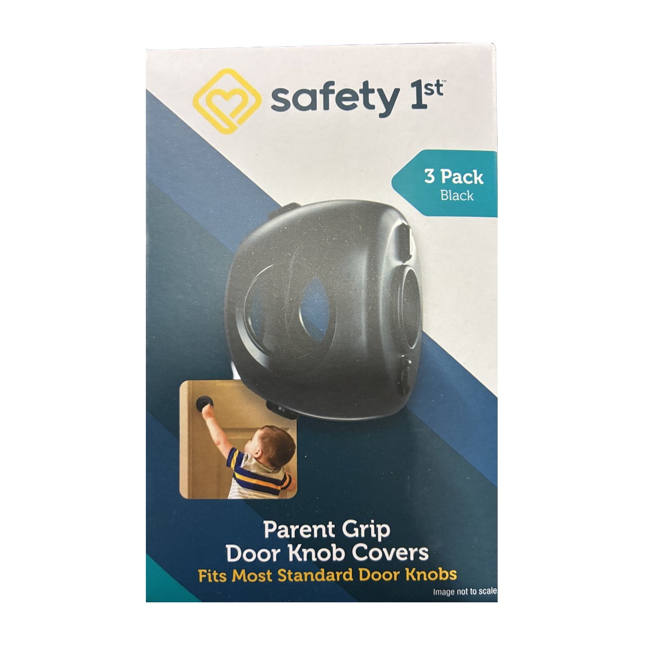 HAPINARY 4pcs Spiral Door Handle Covers - Child Proof Knob Covers, Soft EVA Foam Anti-Collision