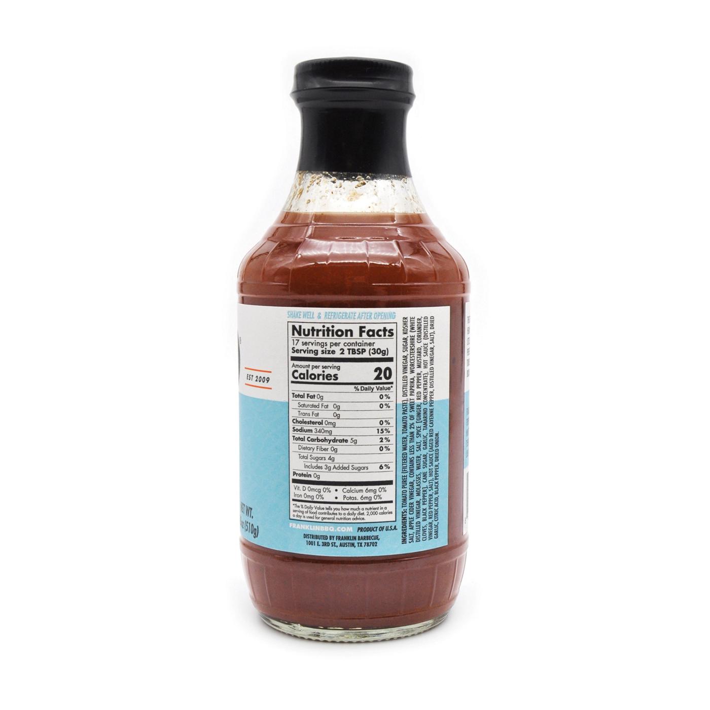 Franklin Barbeque Vinegar BBQ Sauce; image 2 of 3