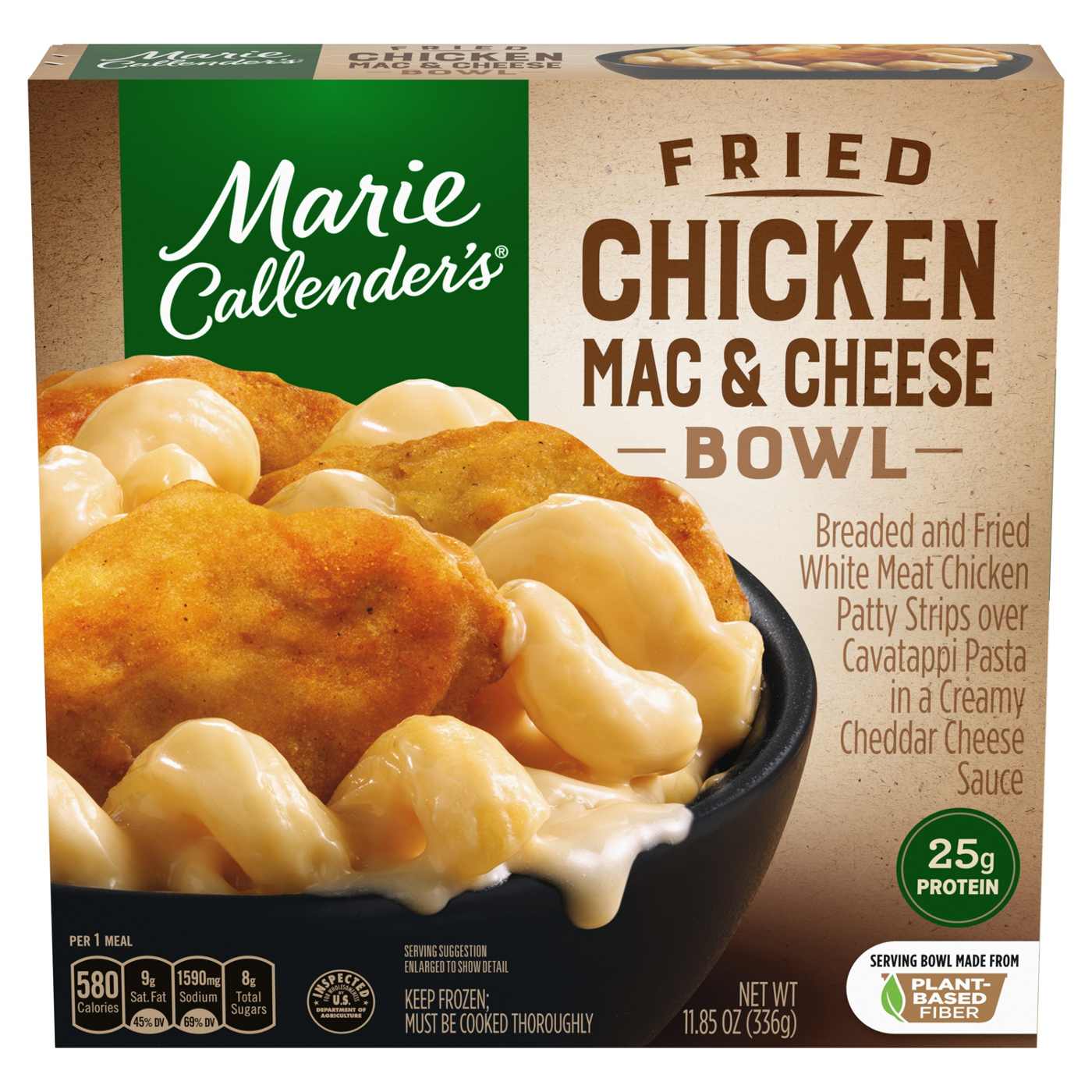 Marie Callender's Fried Chicken Mac & Cheese Bowl Frozen Meal; image 1 of 7