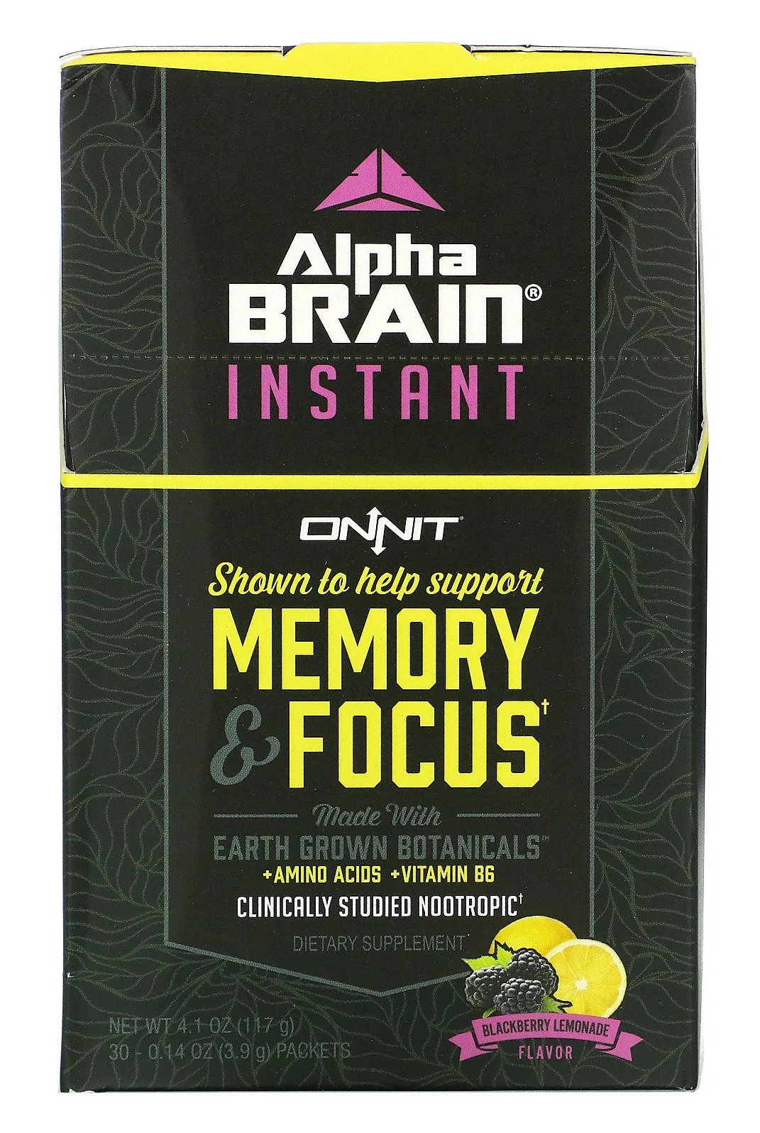 Onnit Blackberry & Lemonade Alpha Brain Instant Shop Diet & Fitness