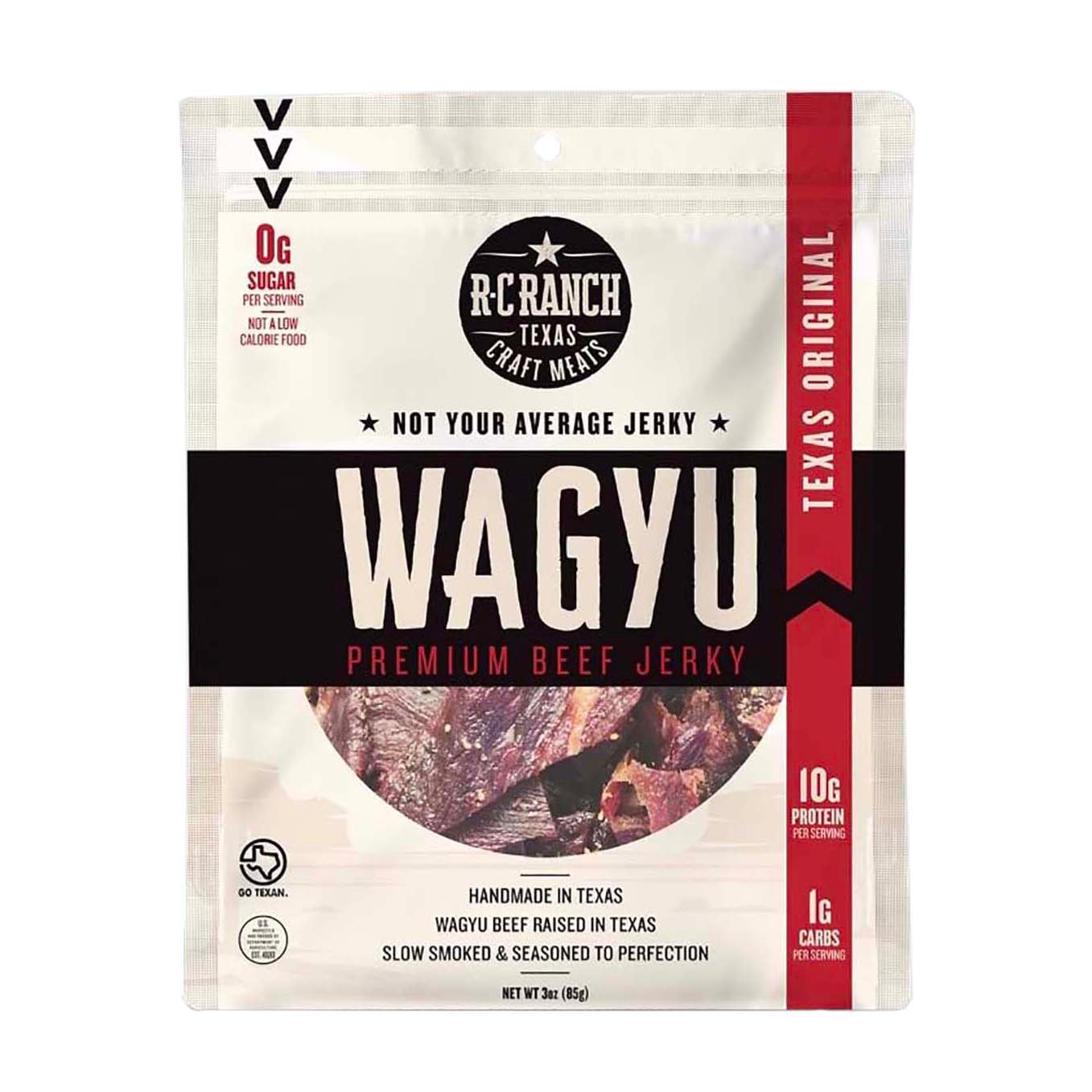 RC Ranch 10g Protein Texas Original Wagyu Beef Jerky Shop Jerky at HEB