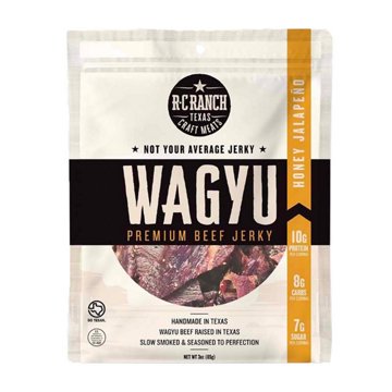 R-C Ranch 10g Protein Wagyu Beef Jerky - Honey Jalapeño, 3 oz