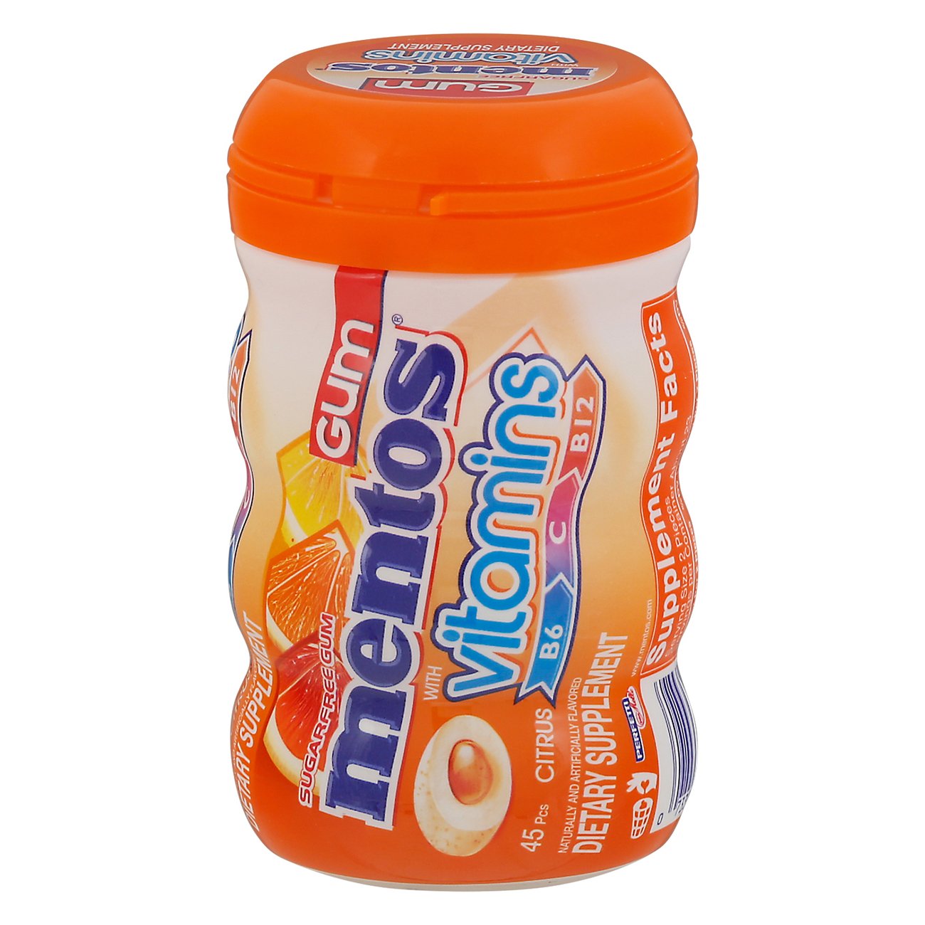 Mentos chewing gum Full Fruit with fruit flavor without sugar 70g is not  halal